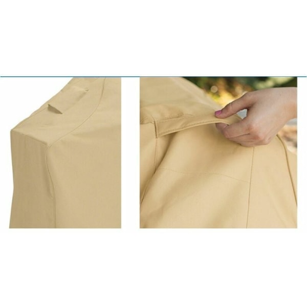 Utendørs Grilltrekk 600D Oxford Cloth Grill Cover Beige (145x61x117),