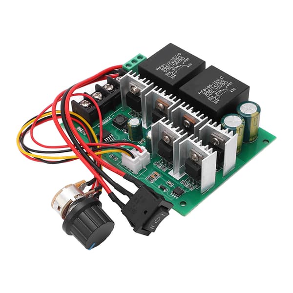 Justerbar CW CCW Bryter DC Motor Kontroller 40A 10-50V