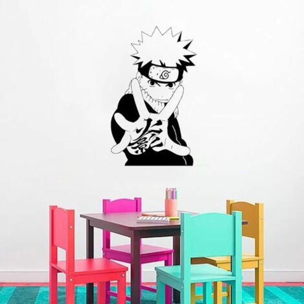 Veggklistremerker klistremerke Naruto Japansk Manga Anime Style Home Decor Dekor
