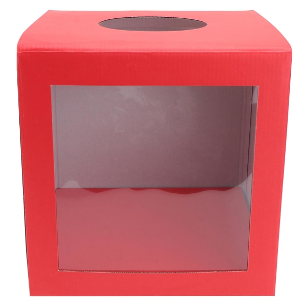 1 stk Multi-purpose Box Simple Draw Præmieæske Årsmøde Game Prop (rød)