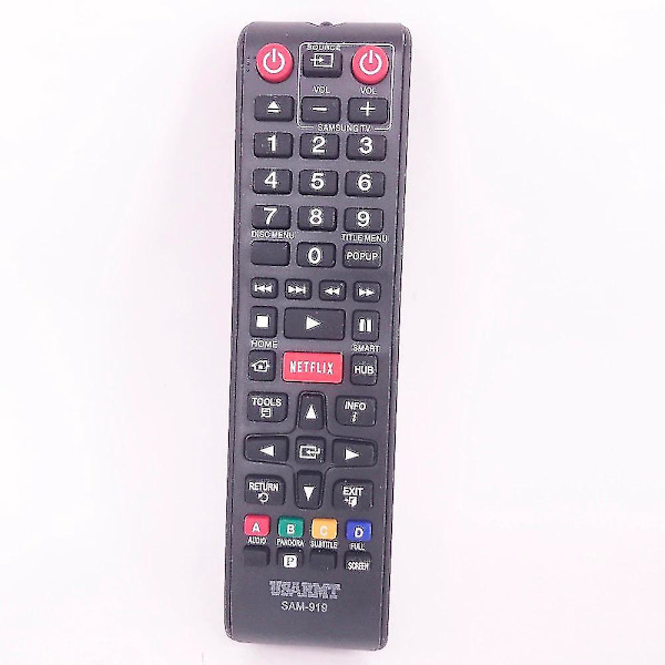 fjärrkontroll för Samsung Sam-919 Dvd Blu-ray-spelare Bd-c5500 Bd-p1600 Bd-d5250c Ak59-00125a Ah59-0