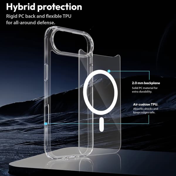 MagCase til iPhone 17 Air – Krystallklar MagSafe-deksel[ht] iPhone 17 Air