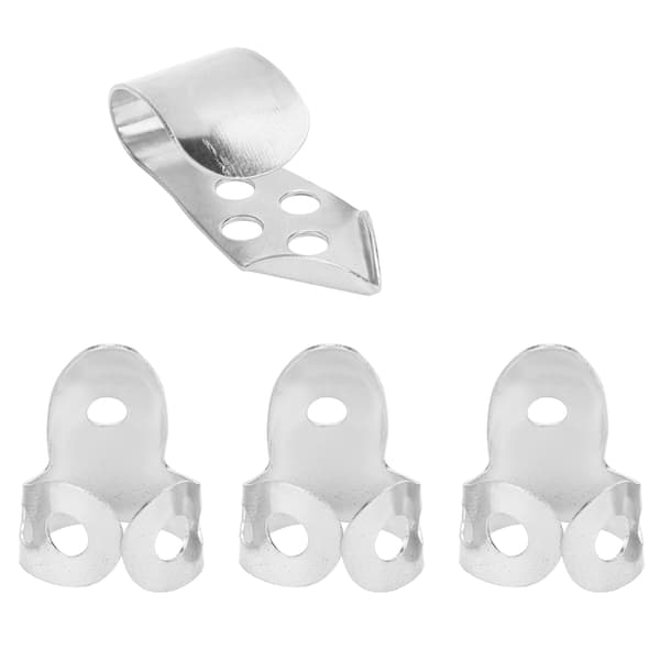 Metall Plektrum 3 Delar Silver Gitarrtillbehör