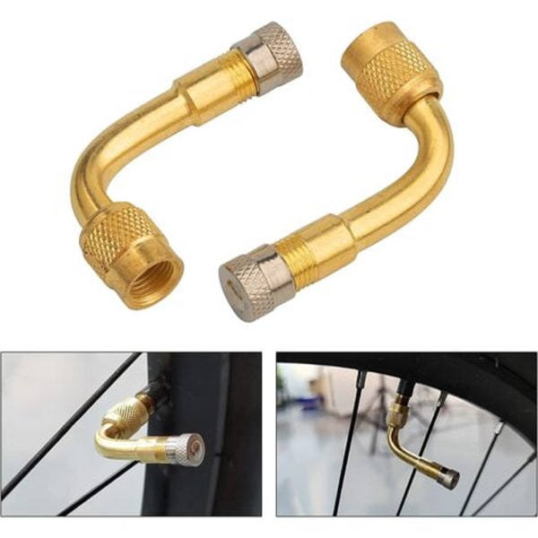 Sykkelpumpeadapter, 12 deler sykkelventiladapter DV AV SV sykkelventil Presta Schrader sykkelventilkoblinger Inflator Ti