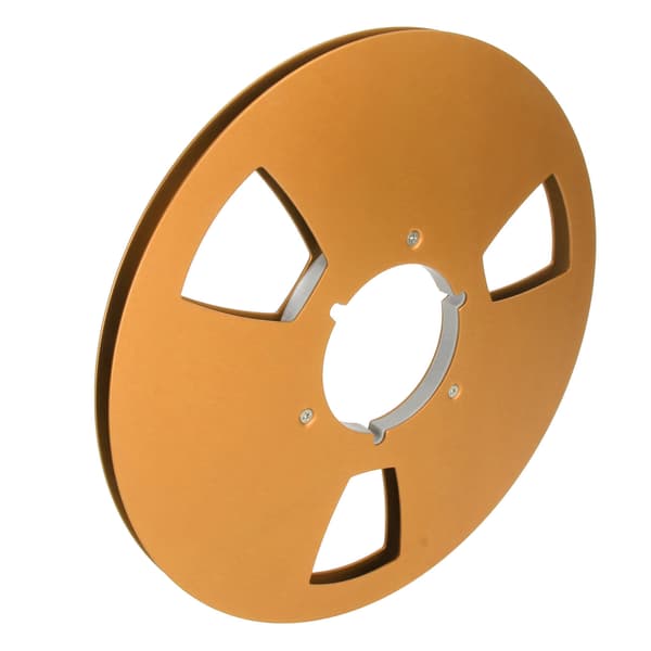 10 tommer 1/4 tommer båndspole Åben spole 3 vindmodstandshuller Tom båndspole til optagelse Guld