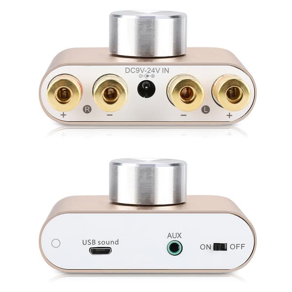 Mini Bluetooth Power Digital Forstærker 100W Hifi Stereo Audio Afspiller Amp EU Stik