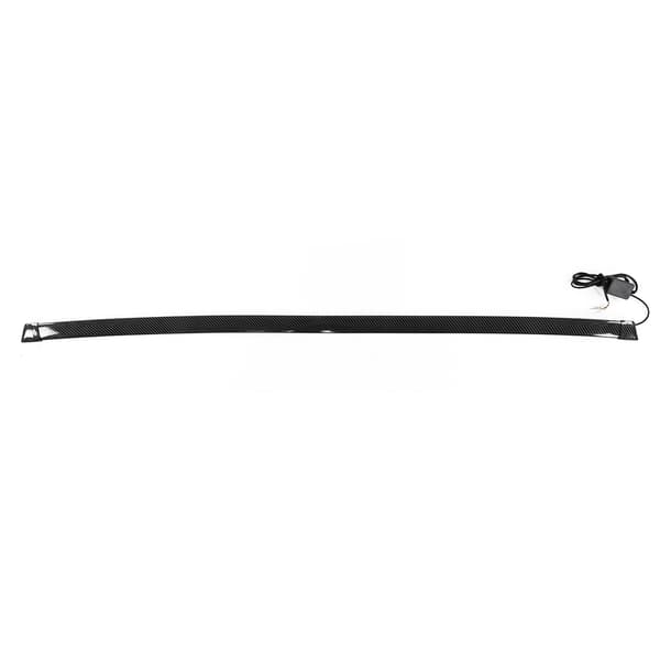 Karbonfiberstil LED-belyst bagasjerom Spoiler Lip Wing Universal Bilmodifikasjon