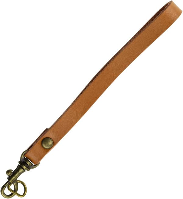 Ekte lær håndleddsrem erstatning clutch veske nøkkel håndledd