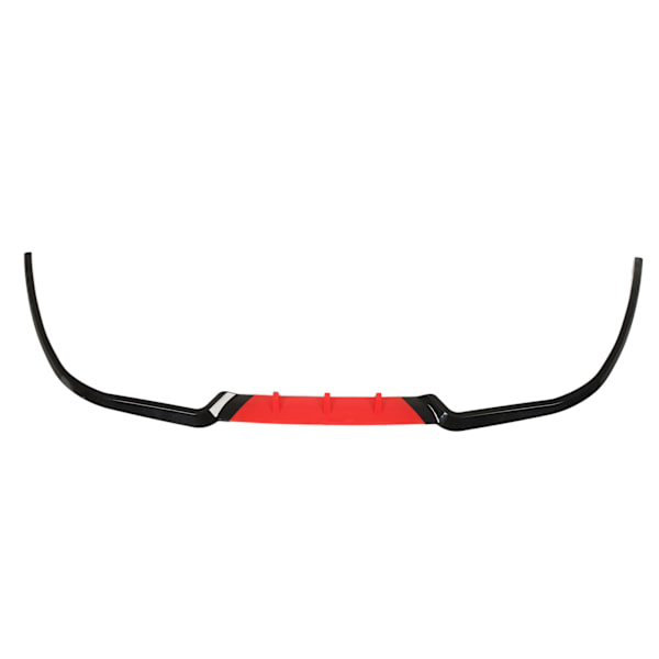 3ST Front Bumper Splitter Robust Delicate Corners Lip Spoiler Universal Pasform A3 A4 A6 Rød