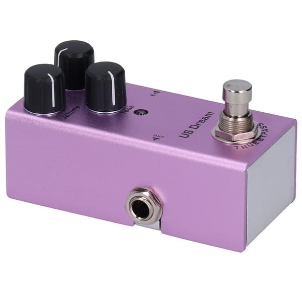 US Dream Distortion Mini Gitar Effekt Pedal True Bypass Lilla DC 9V JDF-4