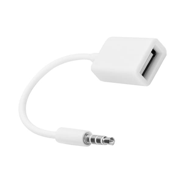 3.5mm Hanstik til USB Hun AUX Lydkabel Konverter Adapterledning