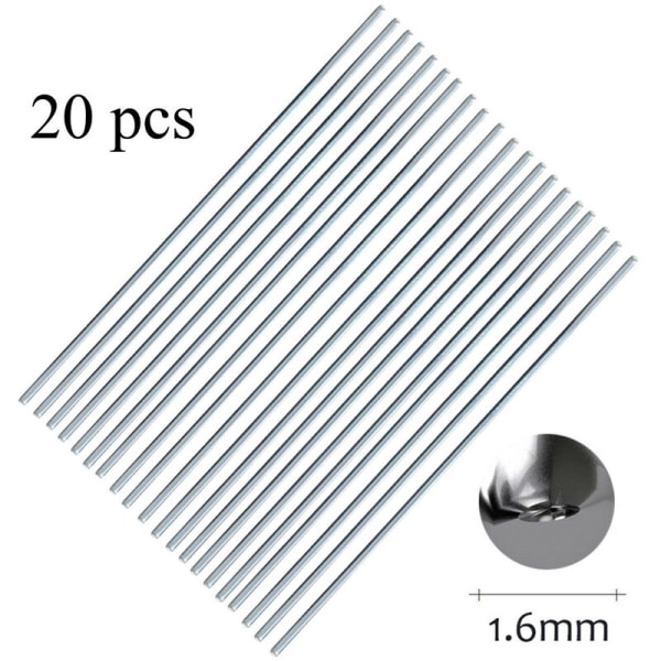 20 stk 16mm lav temperatur let aluminium svejsestang