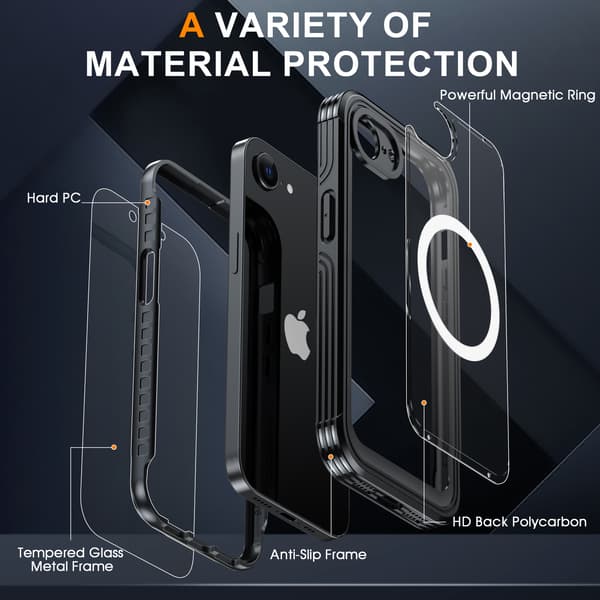 iPhone 16E Robust beskyttelsesdeksel 90