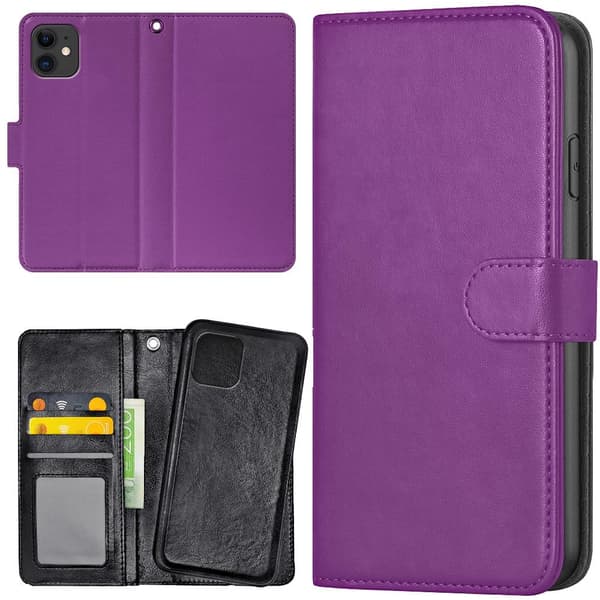 [HT]iPhone 11 - Plånboksfodral Lila Purple purple