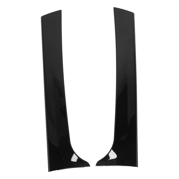 Par Bakrute Sidespoiler Vinge Canard Splitter Trim ABS Glanssort Erstatning for MK2 2017+