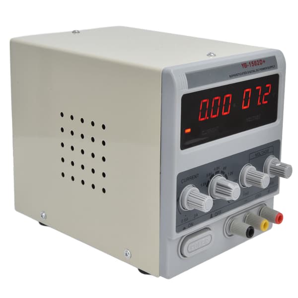 Justerbar regulert strømforsyning 15V 2A 1502D DIY testenhet US Plug 110V