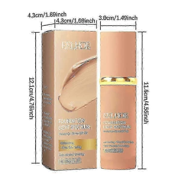 【HT】Makeup flydende foundation letvægts fejlfri dækning foundation makeup tilbehør