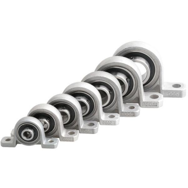 Sæt med 4 zinklegering miniature sfæriske lejer med sæde (KP004 lodret sæde indvendig diameter 20 mm)