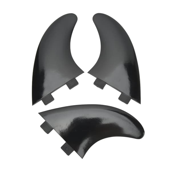 3 Stykker Surfebrettfinner PVC Hurtigutløser Erstatning Tri Fin Sett for Longboard Surfebrett Paddleboard