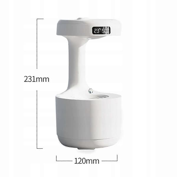 [HT]Anti-Gravity luftfuktare diffusor för förbättrad luftfuktighet och aromaterapi i hemmet
