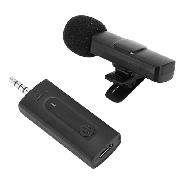 Trådløs Lavalier Mikrofon Professionel Plug and Play Støjreduktion Mini Lapel Mikrofon til Live Streaming Optagelse