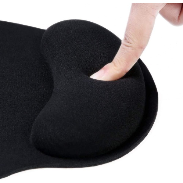 Lent Bounce Memory Foam håndleddsmusematte - blå marmor