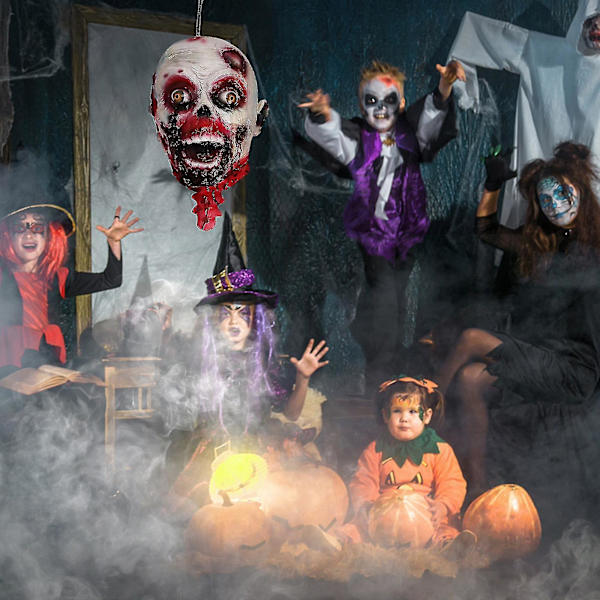 Halloween Skrekk Avhugget hode Blodhoderekvisitt Ny grenseoverskridende e-handel Dummy Fake Head Bar Haunted House Prop