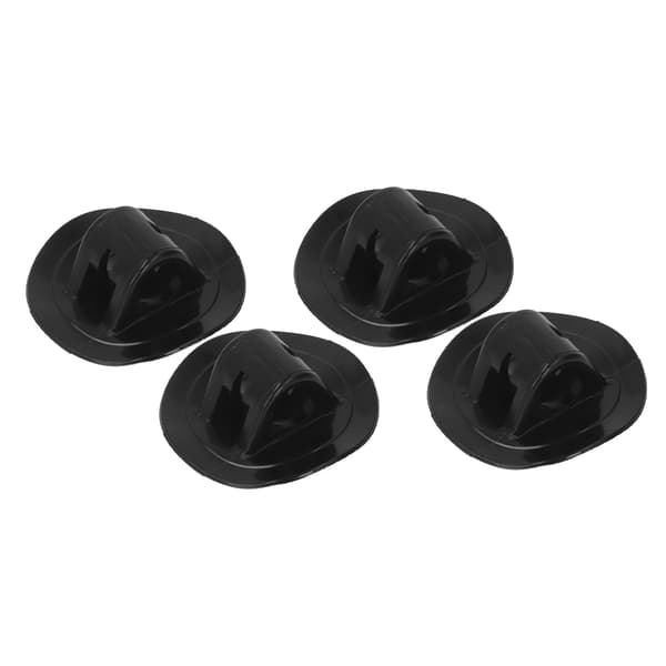 4st 76mm Gummibåtsmotorfäste Spänne Svart Motorfäste Kajaker