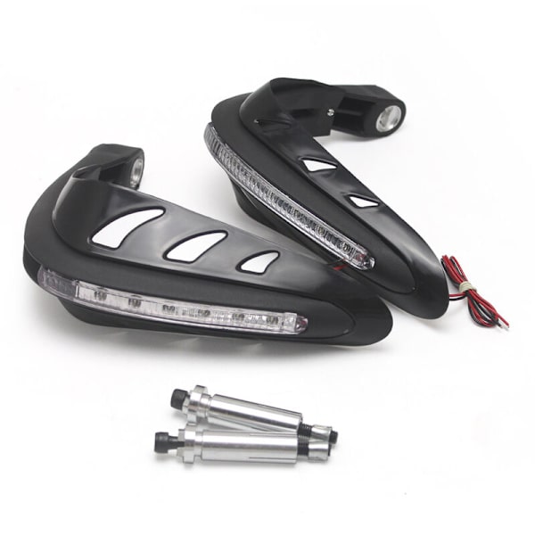 Bitar Svart Vit Lätt aluminiumlegering Handskydd Drop Guard Dirt Bike Motorcykeltillbehör för verktygsrum, Outdo