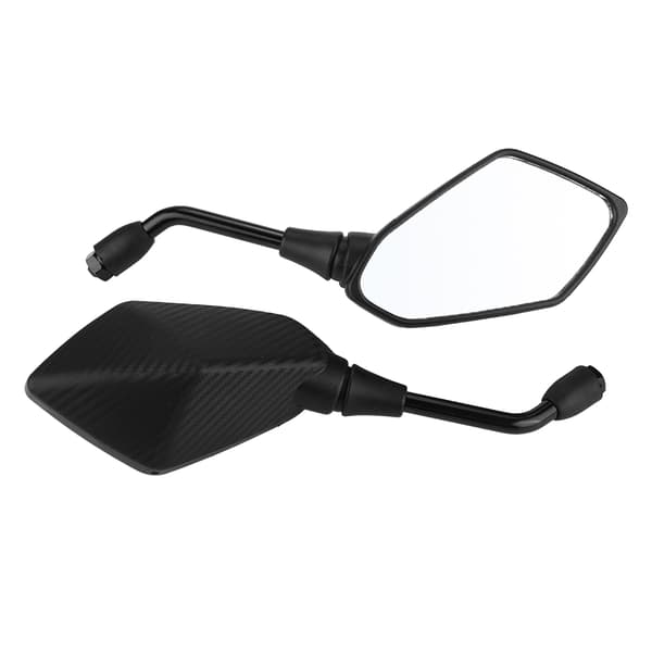 Universal 10 mm venstre højre side motorcykel bakspejl sort