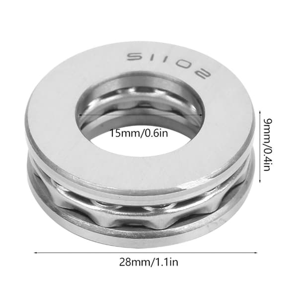 Højpræcisions industrielle hardwaredele 5 stk. 51102 Planaksiale kuglelejer