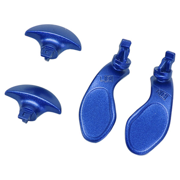 4 stk. Game Controller Bagside Paddles Professionel Udskiftning Metal Bagside Knapper til PS5 Edge Controller Blå