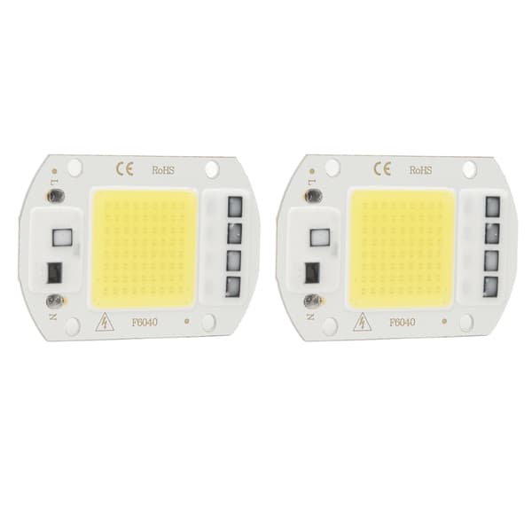 50W High Power LED COB Chip Effektiv Flip COB Lampeperle