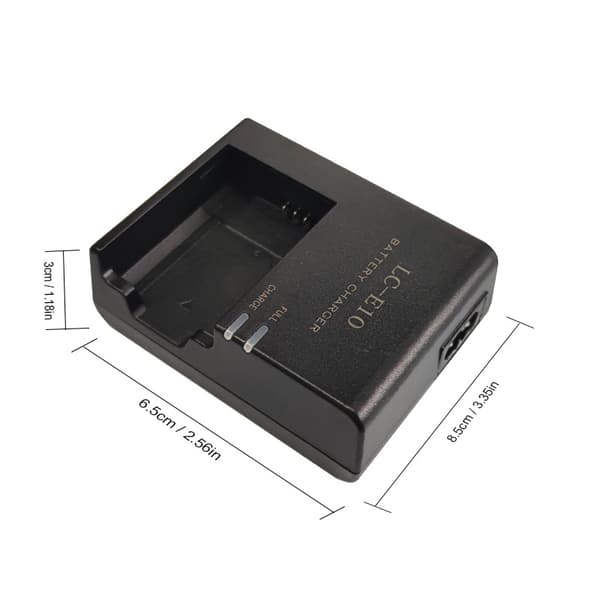[HT]Oplader til Canon EOS 1100D 1200D 1500D 3000D X50 LC-E10/LP-E10 Batteri