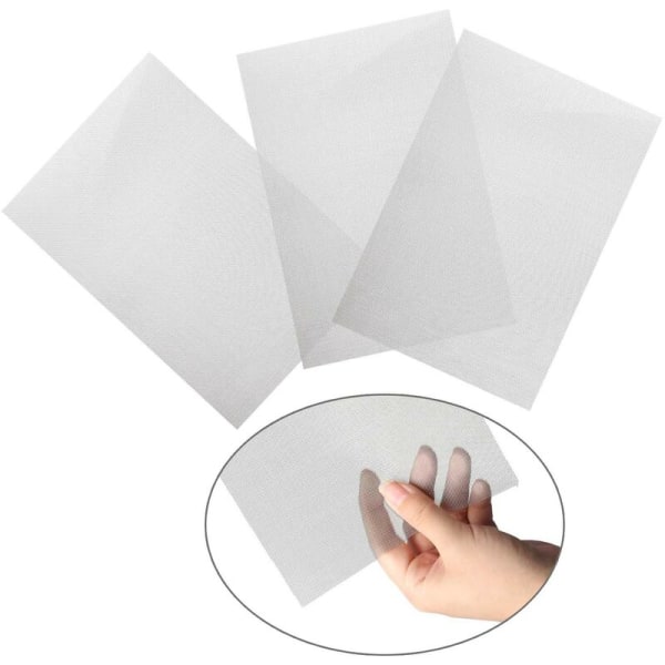 Mesh 3 uppsättningar ziplock väska förpackning K17578 bil stötfångare reparation mesh rostfritt stål mesh