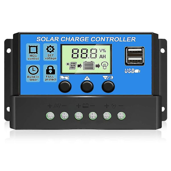 12V24V10A-60A enkel solcellekontroller 40A
