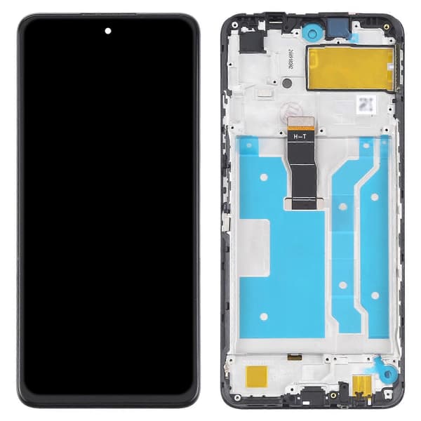 OEM LCD-skærm til Huawei Y7a Digitizer Komplet Samling Med Ramme (Sort) Black