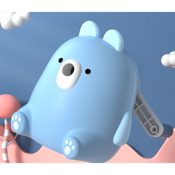 Lasten mekaaninen karhunteroitin sarjakuvakynän teroitin (Athens blue bear käsikäyttöinen kynänteroitin),