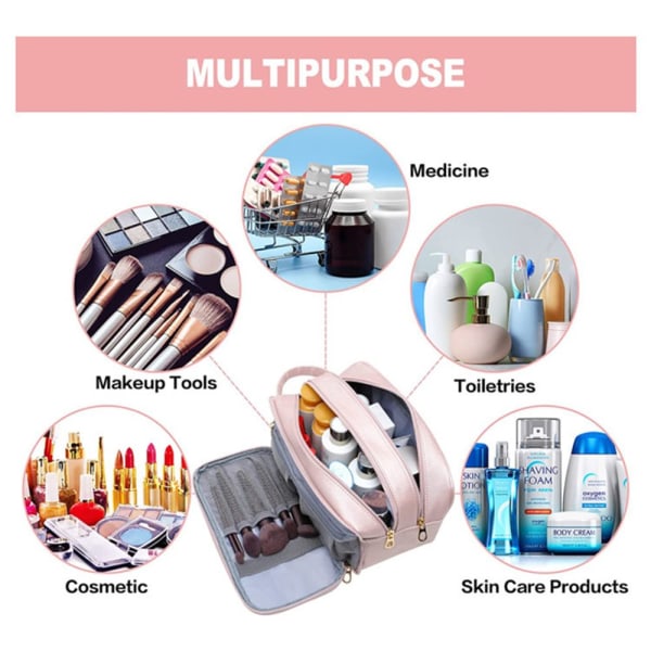 Makeuptaske til kosmetiktaske SORT black