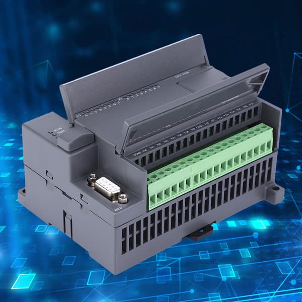 Programmerbar logisk kontroller 16 reléutganger DC 24V Anti-interferens