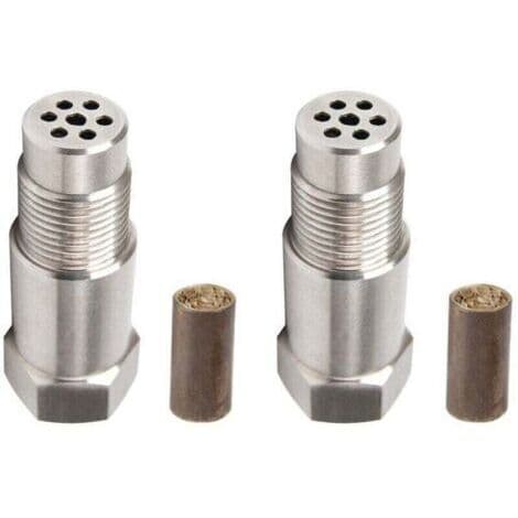 Sett med 2 O2-sensorer, oksygensensor for bil Cel Fix Check Engine Light Eliminator Adapter Oksygen M18X1.5