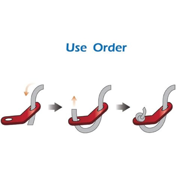 Köydenkiristin alumiiniseoksesta Camping kiristinkoukku Kestävä luistamaton köysisäädin telttakankaan retkeilyretkeilyyn, 4 kpl, punainen,