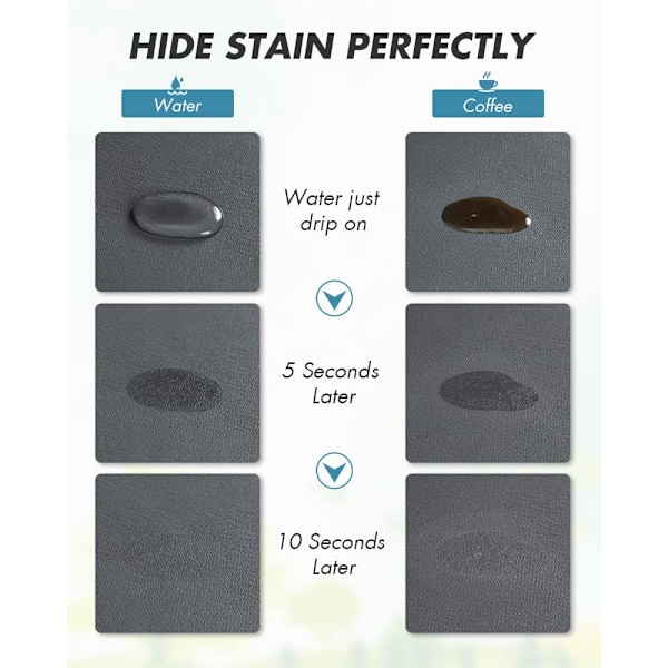Kaffemåtte Skjul Plet Gummi Absorberende Bakke til Køkkenbord Tørremåtte - Kaffemaskine Kaffebar Tilbehør Kaffe 50*60cm