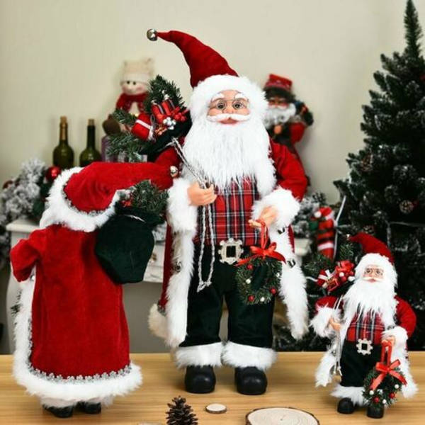 Jultillbehör Nyårsplats Kreativ jultomte Juldekoration 3-delad set LYCXAMES