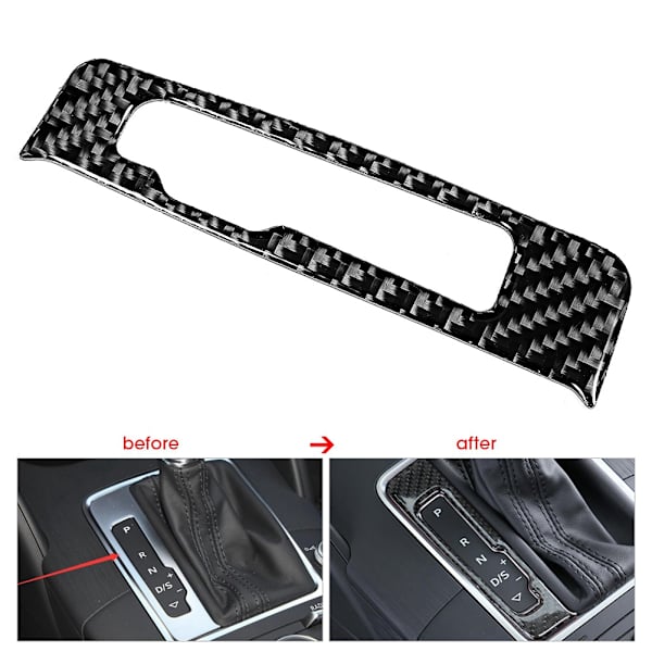 Kolfiber Bakre Diffusor Panel Dekal för Audi A3 8V 2014-2019