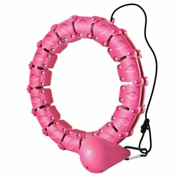 Fitness Smart Hula Hoop 24 Knots Avtakbare Hoops pink