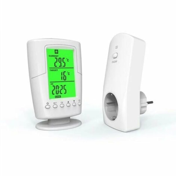 Ohjelmoitava langaton termostaattipistoke kotitalouden älykäs termostaatti lämpötilaeristyksen ajoituksen ohjaustermostaatti