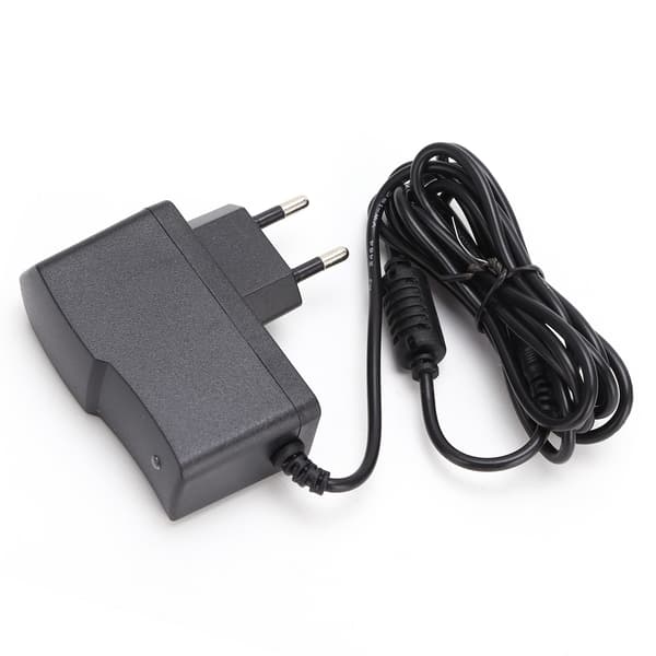 9V AC Adapter Svart Multi Effekter Plast Universal Strömförsörjning 190cm Kabel 100-240V EU-kontakt