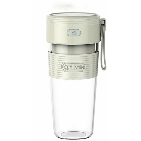 Bærbar blender, blender i specialstørrelse til smoothies, juice og smoothies, USB genopladelige juiceflasker, grøn