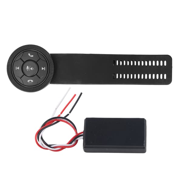 Rattkontrol Smart Trådløs 7 Taster Sort Rat Controller med Opbevaringsboks til Universal Bilinteriør